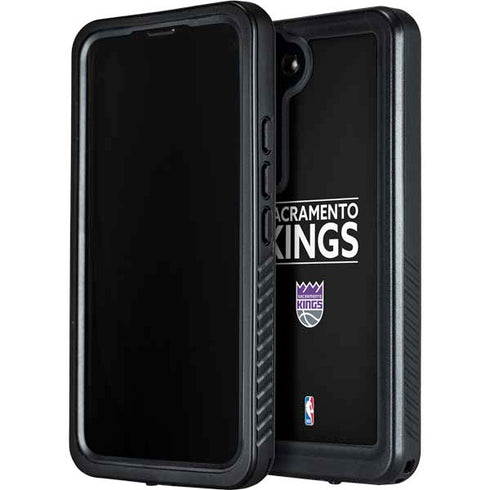 NBA Sacramento Kings Standard - Black Galaxy S24 Waterproof Case